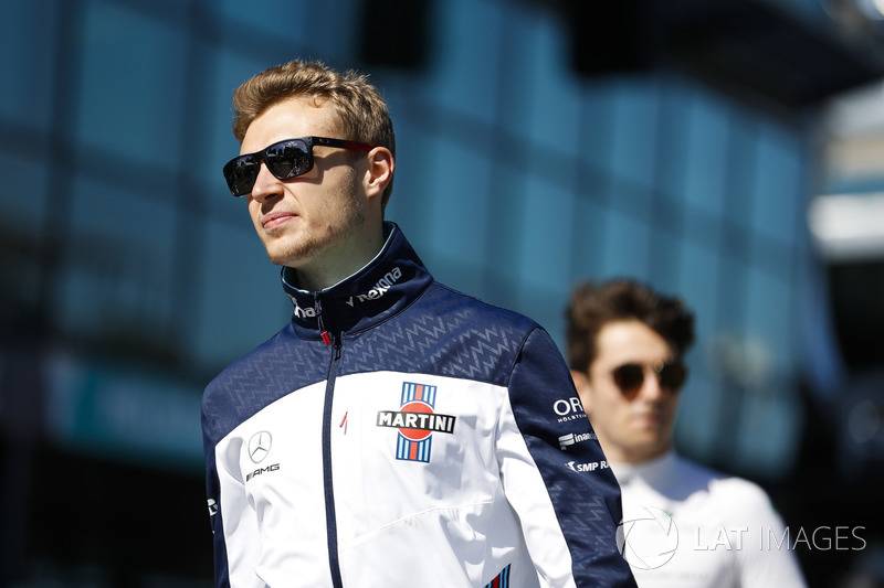 Sergey Sirotkin, Williams Racing, at the drivers parade