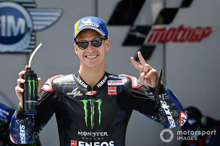 Ganador de la pole position Fabio Quartararo, Yamaha Factory Racing