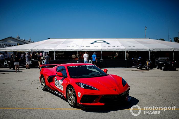 Chevrolet Corvette en el paddock de Kevin Magnussen, Arrow McLaren SP Chevrolet