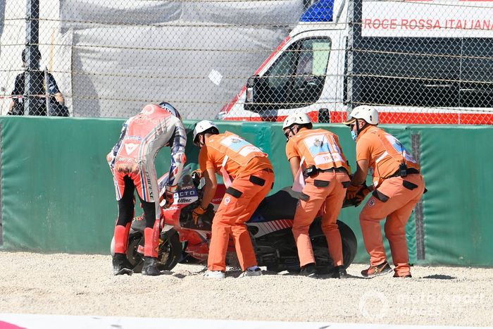 Caída de Jack Miller, Pramac Racing