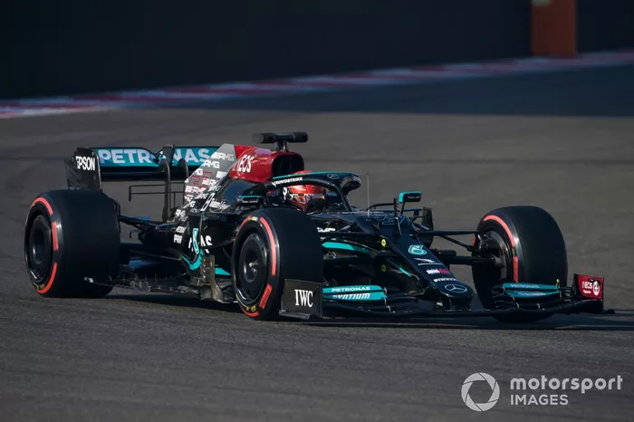 George Russell, Mercedes W10 mule