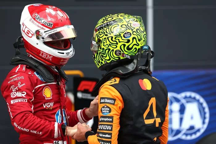 Charles Leclerc, Ferrari, Lando Norris, McLaren