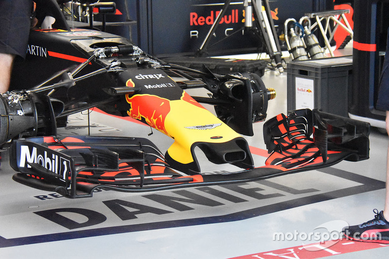 Detalle técnico de Red Bull RB14