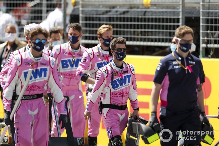 Mecánicos de Racing Point 