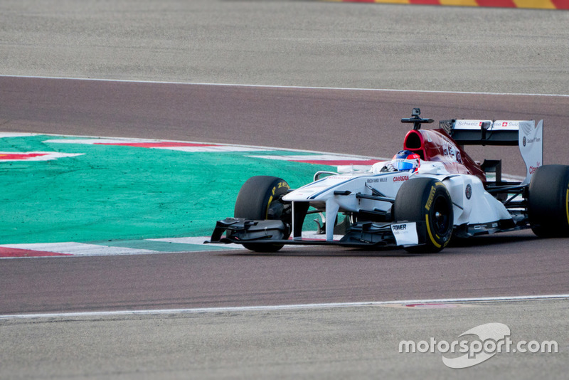 Colombian Racing Driver Tatiana Calderón, Formula 1 Sauber Testing