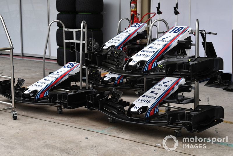 Williams FW41 nose and front wings