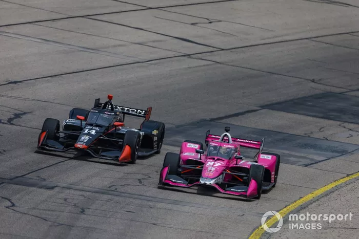 Kyle Kirkwood, Andretti Autosport Honda Santino Ferrucci, A.J. Foyt Enterprises Chevrolet