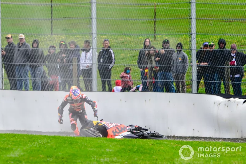 Jack Miller, Red Bull KTM Factory Racing crash