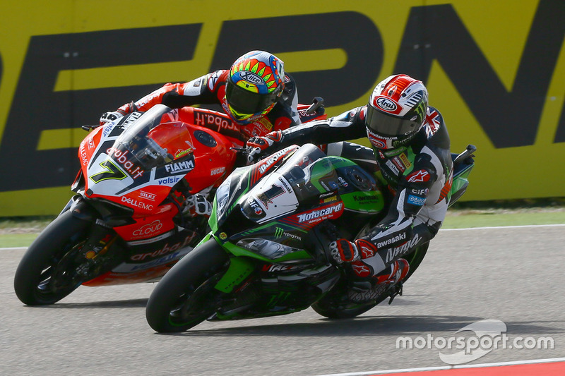 Jonathan Rea, Kawasaki Racing, Chaz Davies, Ducati Team