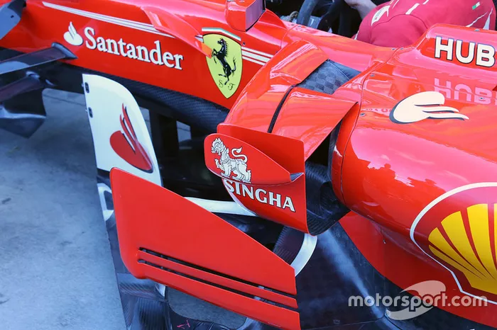 Ferrari SF70H sidepod detail