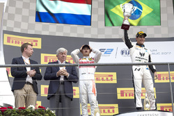 Podium: winner Sergio Sette Camara, MP Motorsport, second place Nyck De Vries, Racing Engineering, third place Luca Ghiotto, RUSSIAN TIME