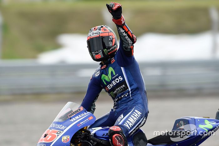El ganador Maverick Viñales, Yamaha Factory Racing