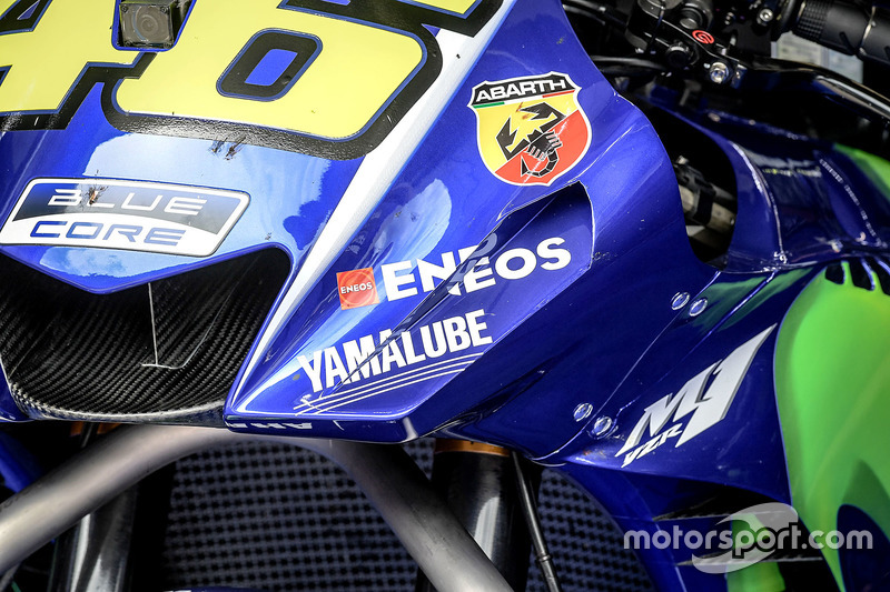 Valentino Rossi'nin motosikletinin detayları, Yamaha Factory Racing