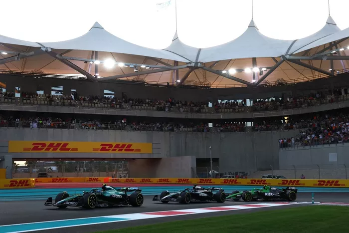 George Russell, Mercedes, Fernando Alonso, Aston Martin Racing, Gabriel Bortoleto, Sauber