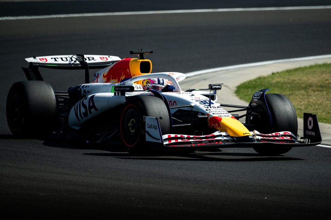 Liam Lawson, Racing Bulls, pruebas Pirelli Hungaroring