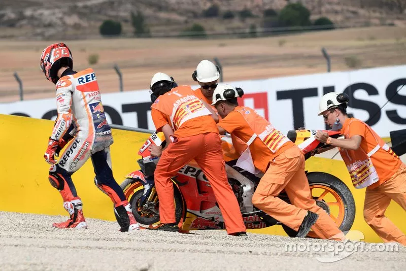 Sturz: Marc Marquez, Repsol Honda Team