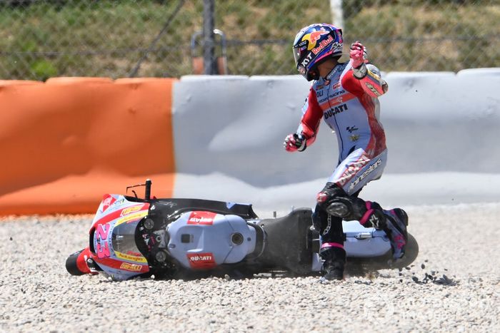 Caída de Enea Bastianini, Gresini Racing