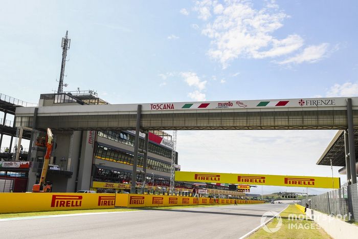 Recta del circuito de Mugello 