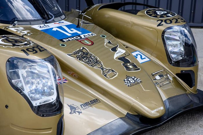 #14 Nielsen Racing, Oreca 07-Gibson, barwy 2023