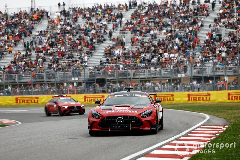 El Safety Car en pista
