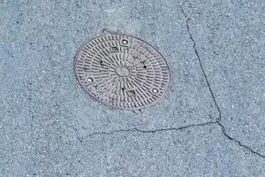 Une bouche d'égout