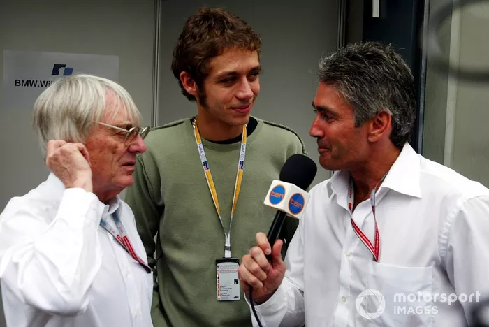 Bernie Ecclestone, Valentino Rossi, entrevista con Mick Doohan