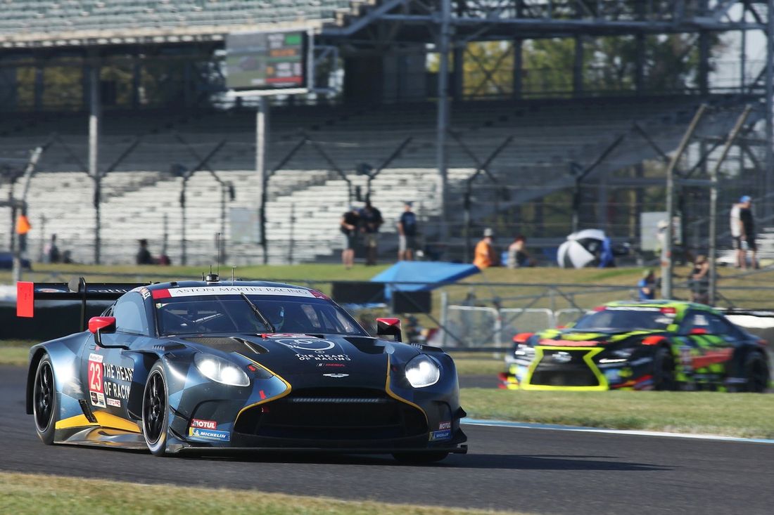 #23 Equipo Heart of Racing Aston Martin Vantage GT3 Evo: Ross Gunn, Alex Riberas