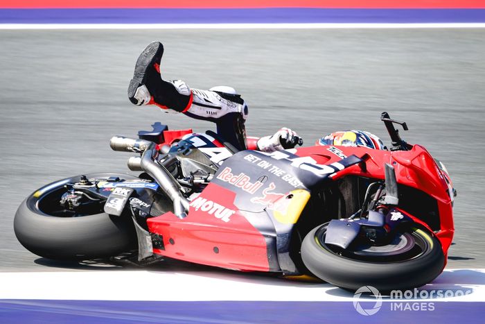 Pedro Acosta, caída Red Bull GASGAS Tech3