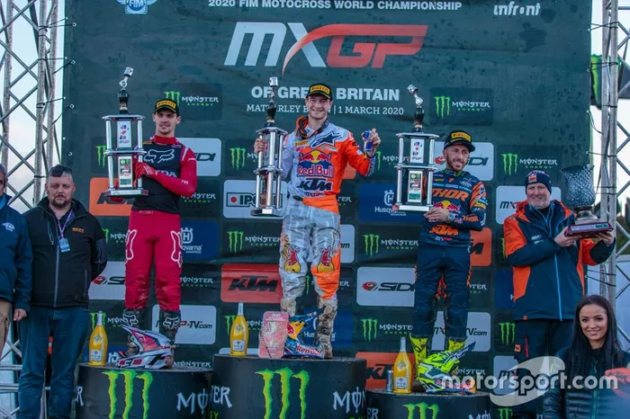 Jeffrey Herlings, Red Bull KTM Factory Racing, op het podium