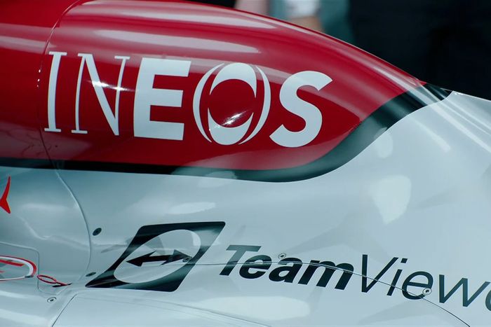 Detalle del Mercedes W13