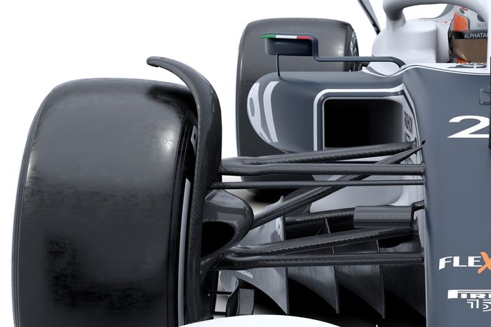 Detalle del AlphaTauri AT03