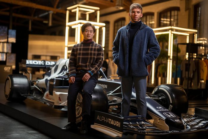 Pierre Gasly y Yuki Tsunoda, Alpha Tauri  