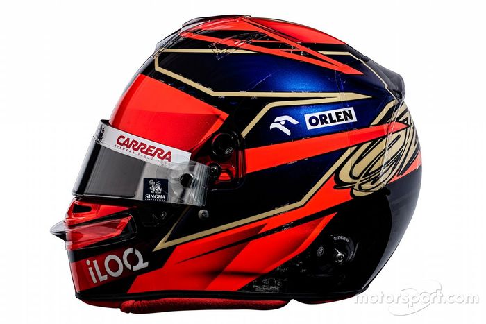 Casco de Kimi Raikkonen, Alfa Romeo Racing