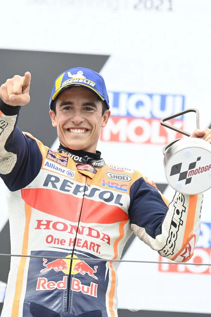 Podio: Ganador Marc Márquez, Repsol Honda Team