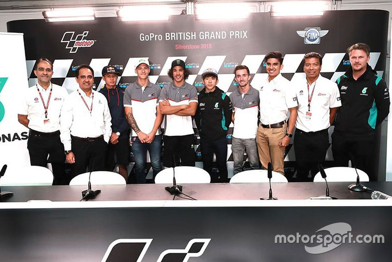 Franco Morbidelli and Fabio Quartararo and the rest of the Petronas Yamaha Sepang Racing