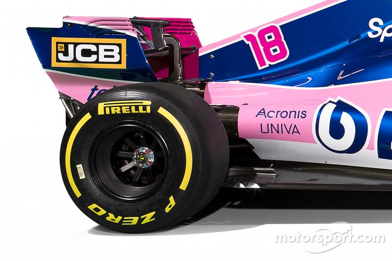 Détail de la livrée Racing Point