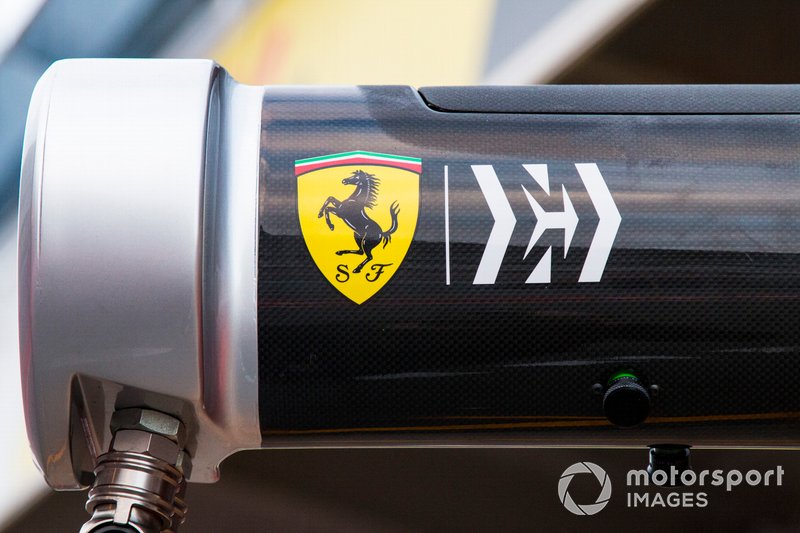 Ferrari pit detail