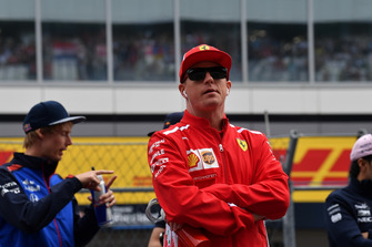 Kimi Raikkonen, Ferrari en el desfile de pilotos
