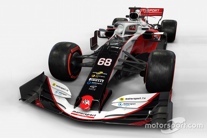 Mock-up monoposto di F1 Motorsport Network