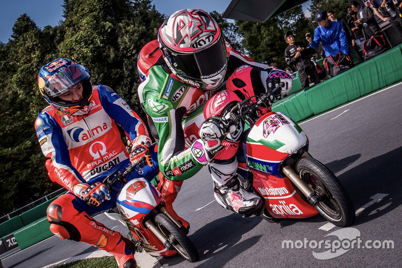 Aleix Espargaro, Aprilia Racing Team Gresini, Jack Miller, Pramac Racing, gara con le Mini-Moto