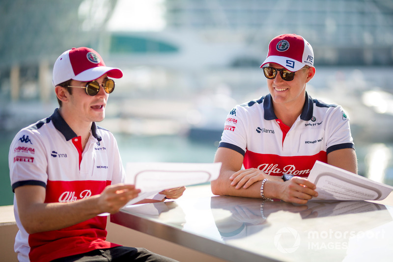 Marcus Ericsson, Sauber, Charles Leclerc, Sauber