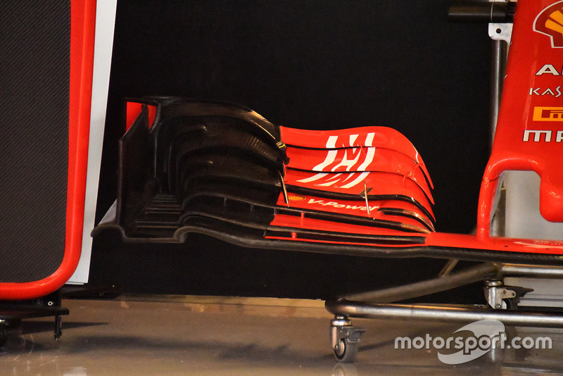Detail sayap depan Ferrari SF71H