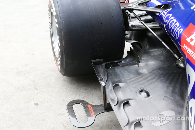 Scuderia Toro Rosso STR13 floor detail