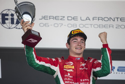 Charles Leclerc, PREMA Powerteam on the podium