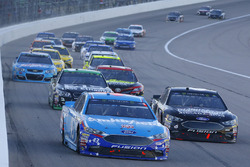 Aric Almirola, Richard Petty Motorsports Ford, Trevor Bayne, Roush Fenway Racing Ford