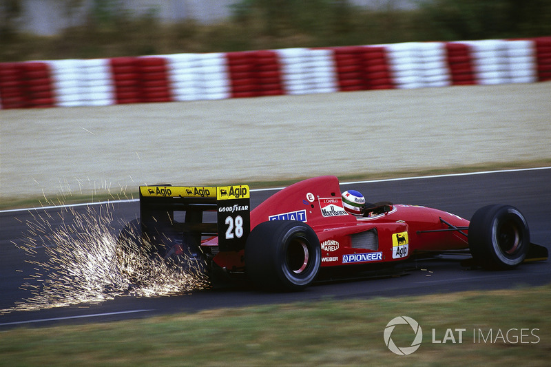 Ivan Capelli, Ferrari, Ungheria 1992