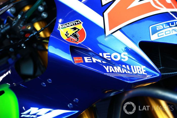 Maverick Viñales, Yamaha Factory Racing, detalle del carenado