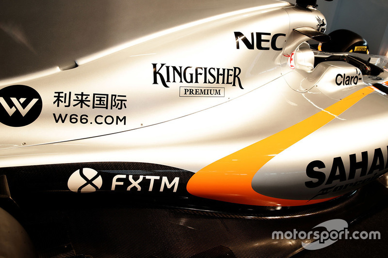 The Sahara Force India F1 VJM10 detail