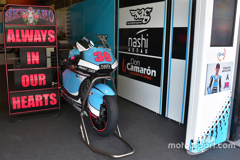 Luis Salom's bike