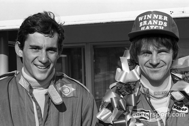 Ayrton Senna and Rick Morris